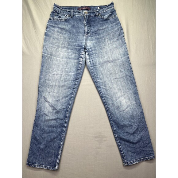 Gloria Vanderbilt Amanda Jeans Mid Wash Blue‎ Size 6 Curvy - Picture 1 of 16
